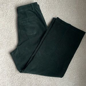 Emerald Green Corduroy Wide Leg Pants - Uniqlo
